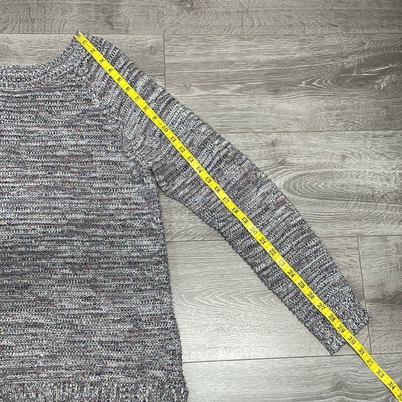 Faded Glory Speckled Gray Knit Sweater XL (16-18) - Picture 8 of 14